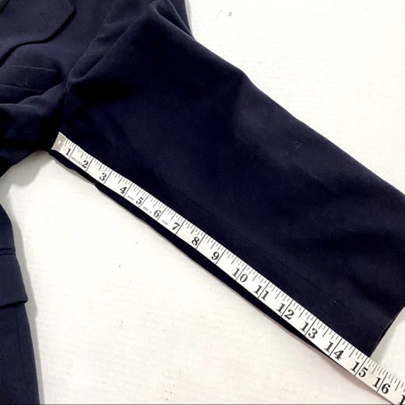Vintage Navy Cashmere Sport Coat Blazer Jacket M-L - Picture 13 of 13